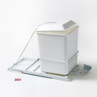 Porta residuos alto blanco - 2001