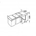 Cubo Porta residuos triple Hafele 32 Litros - 502.67.750